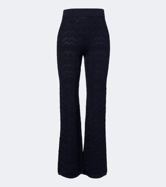Missoni Zigzag high-rise flared pants