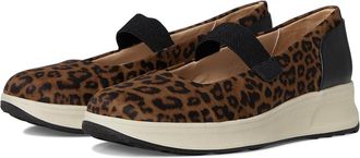 Life Stride Reflection Mary Jane Shoes Womens Shoes Brown Leopard : 8.5 M (B), Faux Leather