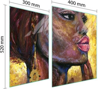 OEM Placa Protectora De Vidrio Para Estufa 70x52 Mujer