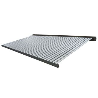 Hhg Nunca Usado] Funda De Recambio Para Toldo T122, Cofre Completo Funda De Recambio Protecci&oacute;n Solar 4x3m, Poli&eacute;ster Gris-blanco