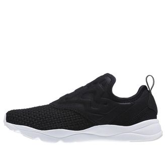 Reebok (WMNS) Reebok Furylite Slip On Woven Black CM9809