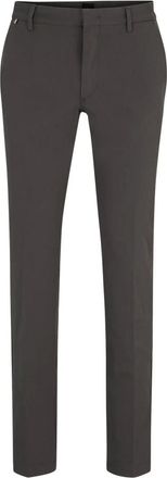 HUGO BOSS Broeken, Heren, Grijs, XL, Slim-fit Broeken