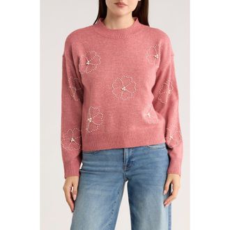 By Design Clara Mock Neck Sweater in Cameo Brown at Nordstrom Rack, Size X-Large