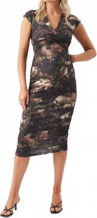 Ripe Vella Nursing Midi Dress In Rose Marle