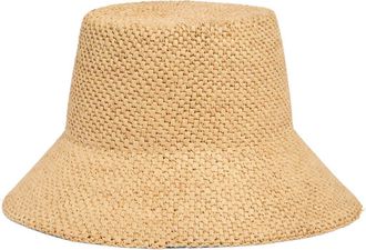 Lack of Color Reef Raffia Bucket Hat in Natural at Nordstrom, Size Small