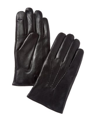 Brooks Brothers Classic Cashmere-Lined Leather Gloves