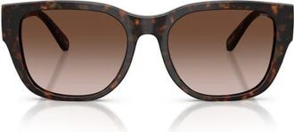 Diesel 53mm Square Sunglasses in Havana Yellow/Brown Gradient at Nordstrom