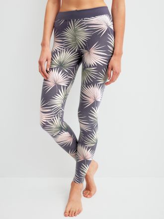 CALIDA Leggings CALIDA Elastic Trend, Damen, Gr. XS (36/38), N-Gr, graystone, Single Jersey, Obermaterial: 94% Baumwolle, 6% Elasthan, eng lang, Hosen Leggin