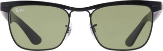 Ray-Ban Ray Ban Wayfarer Deluxe Green Square Unisex Sunglasses RB3875 006/4E 53