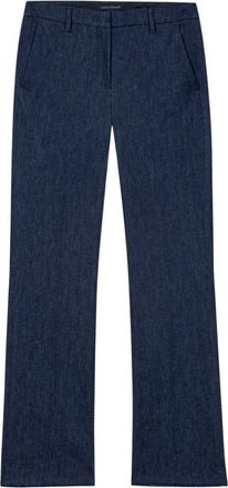 Luisa Cerano 0285 Straight Broeken - Dames - Straight fit broeken - Blauw - S - Broeken