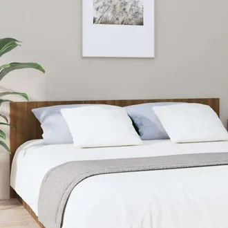 vidaXL Testiera Letto Rovere Marrone 200x1,5x80 Cm Legno Multistrato - Vidaxl