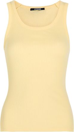 Jacquemus Le Marcel Rone Carre Cotton Tank top - Yellow - S (UK8-10 / S)