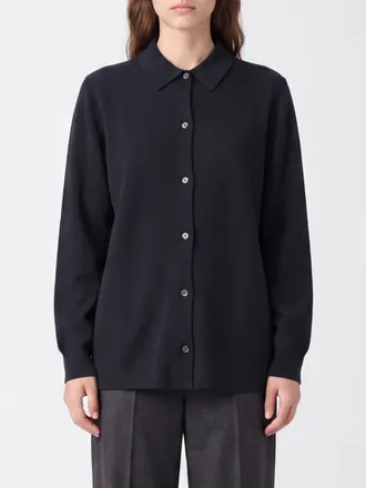 Aspesi Cardigan modello polo in cotone con colletto classico