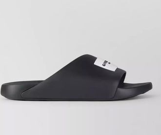 Givenchy rubber asymmetric slide sandals