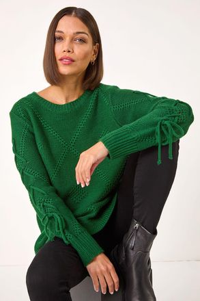 Roman Diamond Stitch Detail Knit Jumper