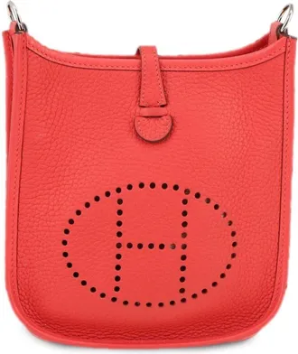 Hermès 2010 mini Evelyne shoulder bag - women - Leather - One Size - Red