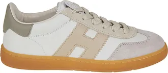 Hogan Low-Top Multi-Material Sneakers with Padded Tongue