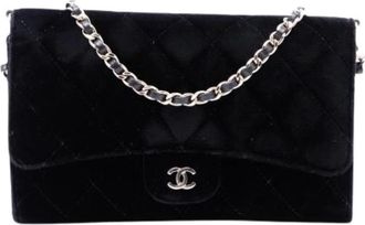 Chanel Pre-owned Wallet on Chain - Dames - Vintage Schoudertas - Zwart - ONE Size - Leer - Vintage