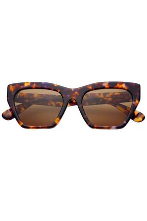 Freyrs Eyewear Gia Cat Eye Sunglasses in Tortoise at Nordstrom