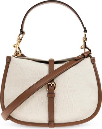 Etro Handbags, female, Beige, ONE SIZE, Medium Canvas Pony Bag