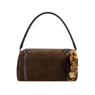 Like Dreams Womens Reve Bowling Bag In Chocolate Brown
