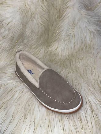 JBU by Jambu Womens Tempe Moccasin Slip-On Mountain Slippers In Taupe