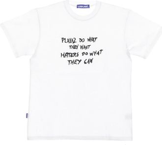 Usual Playaz Tee - Heren - T-shirts - Wit - XL - Katoen - Tops