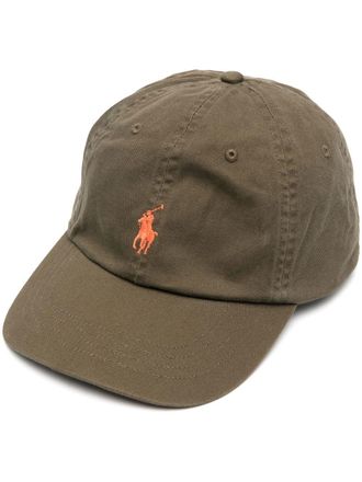 Polo Ralph Lauren logo-embroidered baseball cap - men - Cotton - One Size - Green