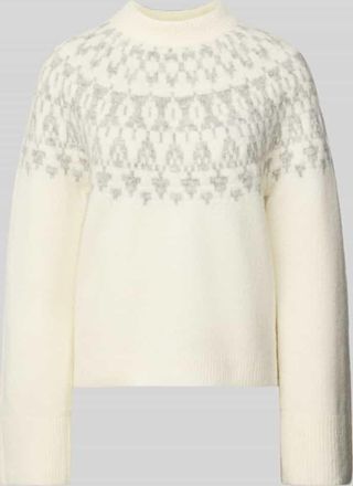 OPUS Strickpullover im Norweger-Look Modell Porway in Ecru, Größe 34
