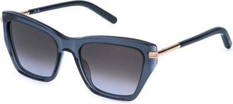 Furla Sfu 983 Zonnebril - Dames - Zonnebrillen - Grijs - 56 MM - Accessoires