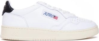 Autry Sneakers, male, White, 9 UK, White Trainers Medalist Low Man