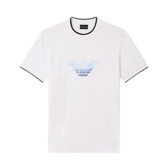 Emporio Armani T-shirt - Heren - T-shirts - Wit - L - Katoen - Tops