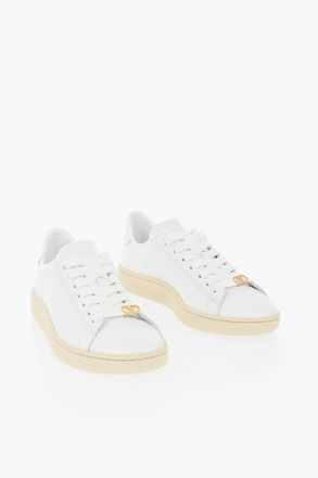 Valentino Sneakers Basse in Pelle con Suola in Gomma Valentino