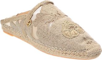 Valentino Vlogo Signature Canvas Mule