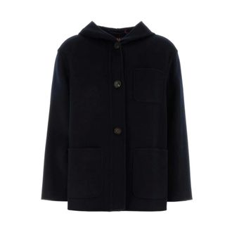 Max Mara Winter Jackets, female, Blue, Size: XS Newmang Coat