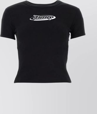 AMBUSH contrasting print cotton t-shirt