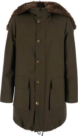 VALENTINI 1972 Km 8101 Parka - Heren - Parka Jassen - Groen - 2XL - Katoen - Jassen