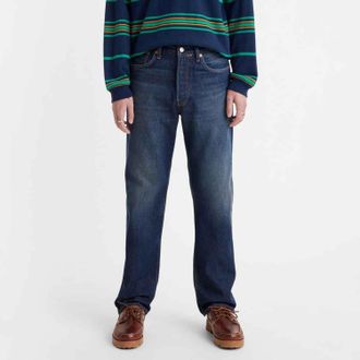 Levi's Mens Levis 501 Original Low Tides Blue Jeans in Cotton - Size 31W/32L