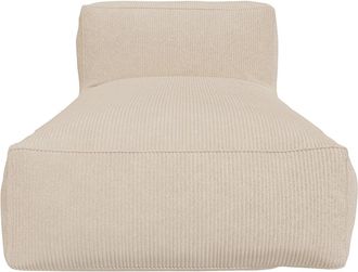 Vente-Unique Penisola in in velluto a coste Beige - NOUMARA