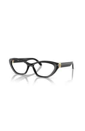 Versace 53mm Cat Eye optical glasses in Black at Nordstrom