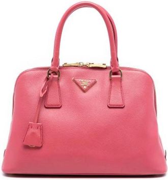 Prada Pre-owned Vintage Handtas - Dames - Vintage Handtas - Roze - ONE Size - Leer - Vintage