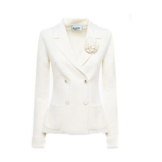 Blugirl Dames, Jassen, Wit, Maat: M Wol