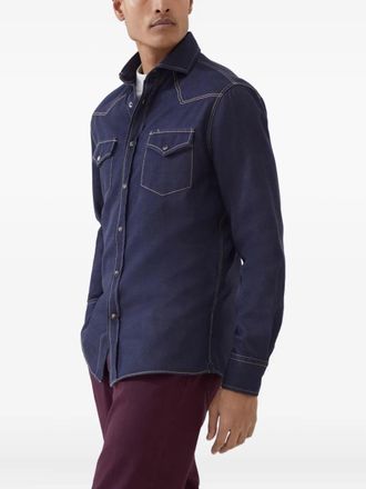 Brunello Cucinelli Womens Denim Shirt Aw25 M