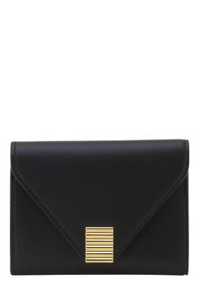Lanvin Concerto Arp&egrave;ge Leather Wallet in Black at Nordstrom
