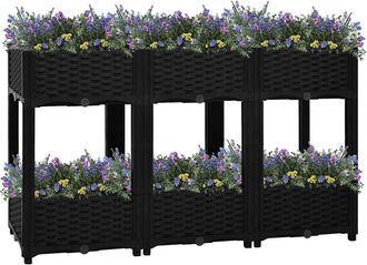 vidaXL Arriate 120x40x71 Cm Polipropileno Vidaxl