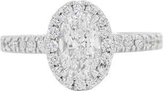 Verde 2ct IGI Certified Lab-grown Oval Cut Diamond Ring