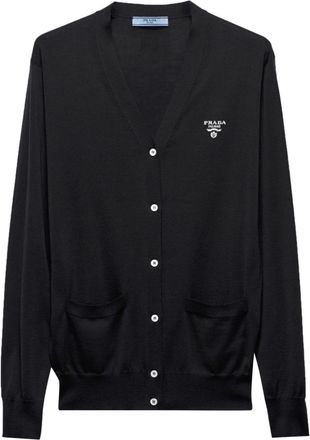 Cardigan Prada Black size S International in Cotton - 47687000