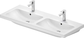Duravit Duravit D-code Lavabo Doble, Con 2 Agujeros Para Grifer&iacute;a, Con