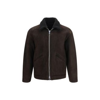 Valstar Brown Lamb Ovis Aries Leather Mens Jacket