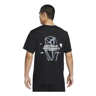 Nike Dri-Fit UV Hyverse Fitness T-Shirt Black FN3280-010